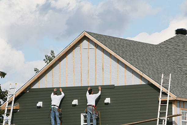 Professional Emergency Siding Repair technician working in Hamersville, OH